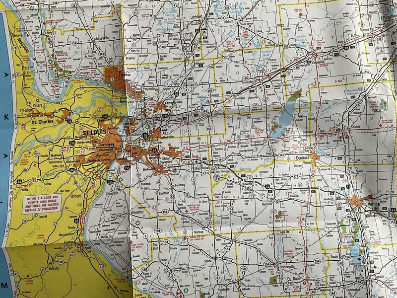 Load image into Gallery viewer, 1999-2000 Large Print Official Illinois State Highway Travel Road Map