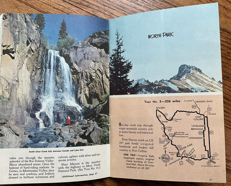 Load image into Gallery viewer, 1970 Official Colorado Vacation Guidebook with Maps