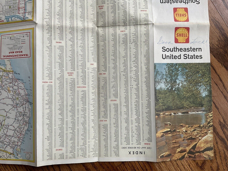 Load image into Gallery viewer, 1962 Southeastern United States Highway Transportation Travel Road Map