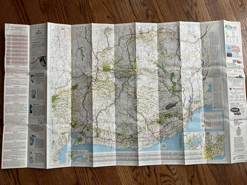 Load image into Gallery viewer, 1970 Standard Oil Western US American Interstate Strips Highway Travel Road Map