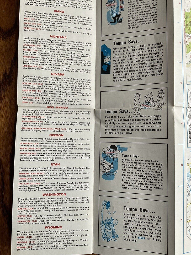 Load image into Gallery viewer, 1970 Standard Oil Western US American Interstate Strips Highway Travel Road Map