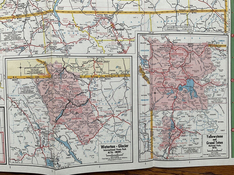 Load image into Gallery viewer, 1966 Idaho Montana Wyoming Sinclair Highway Transportation Travel Road Map