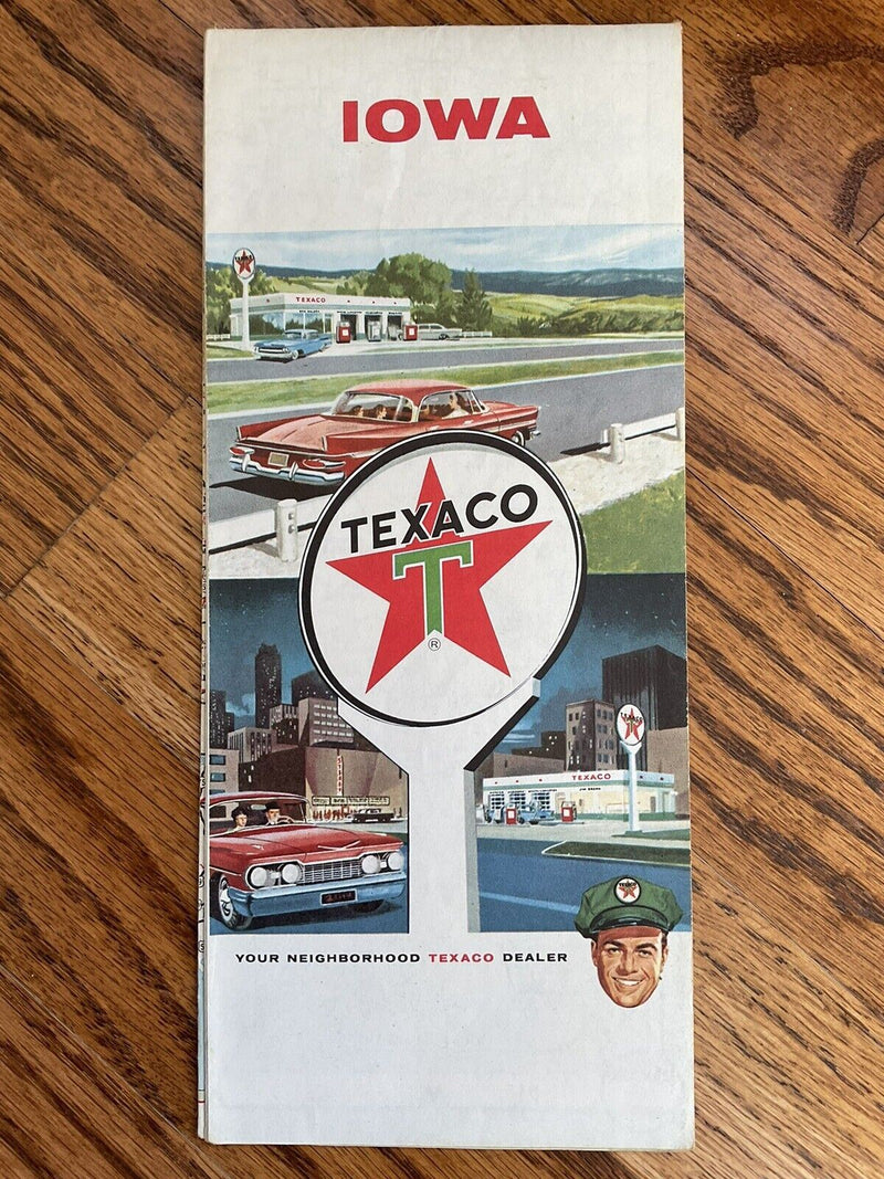 Load image into Gallery viewer, 1964 Iowa Standard Oil State Highway Transportation Travel Road Map in US