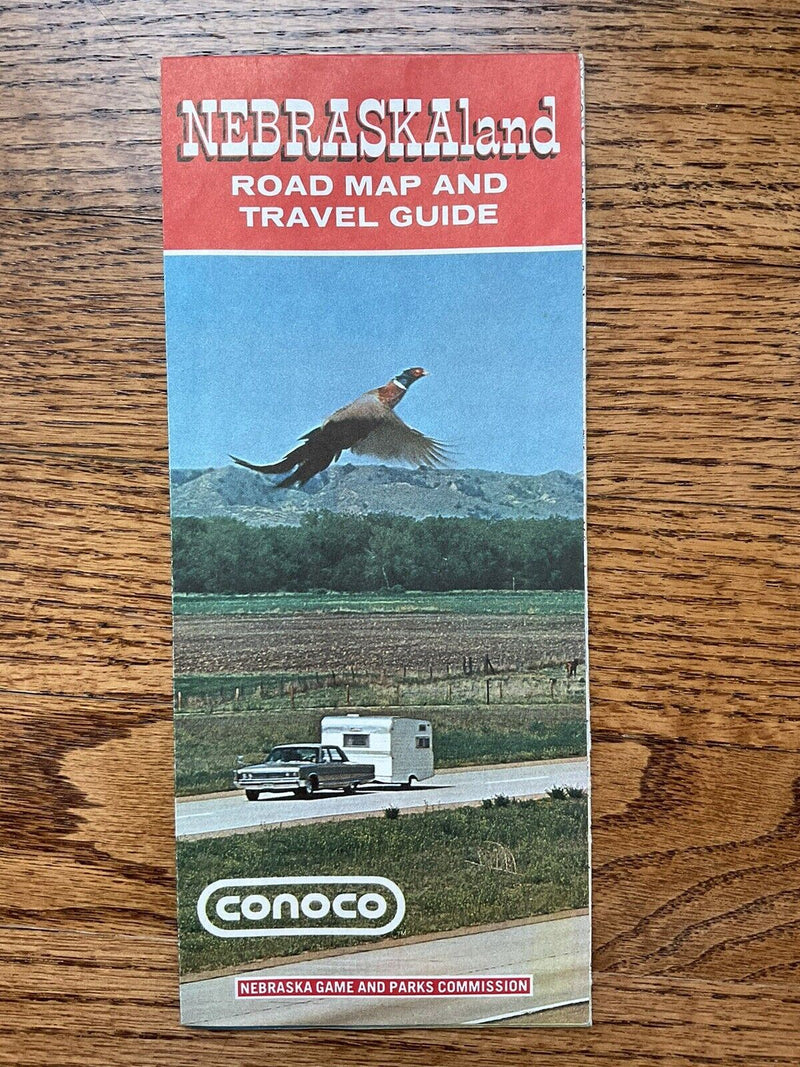 Load image into Gallery viewer, 1971 Conoco Nebraska Transportation Travel Road Map