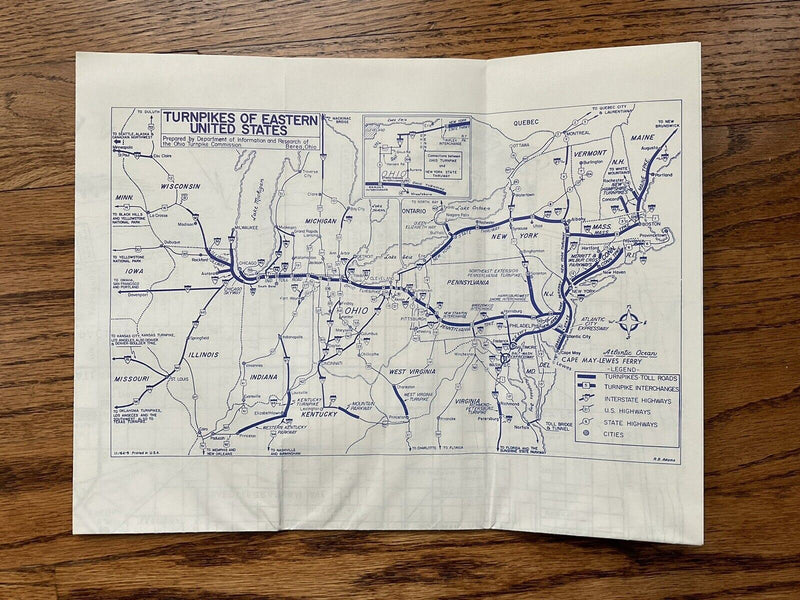 Load image into Gallery viewer, 1967 Official Atlantic City New Jersey Travel Road Map