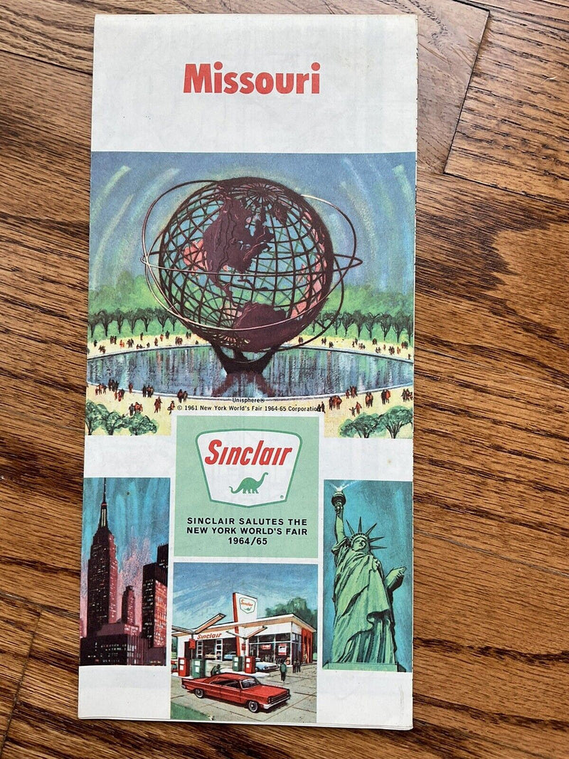 Load image into Gallery viewer, 1964-65 Sinclair Missouri State Highway Transportation Travel Road Map
