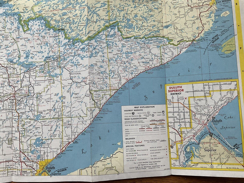 Load image into Gallery viewer, 1965 Shell Oil Minnesota State Highway Transportation Travel Road Map