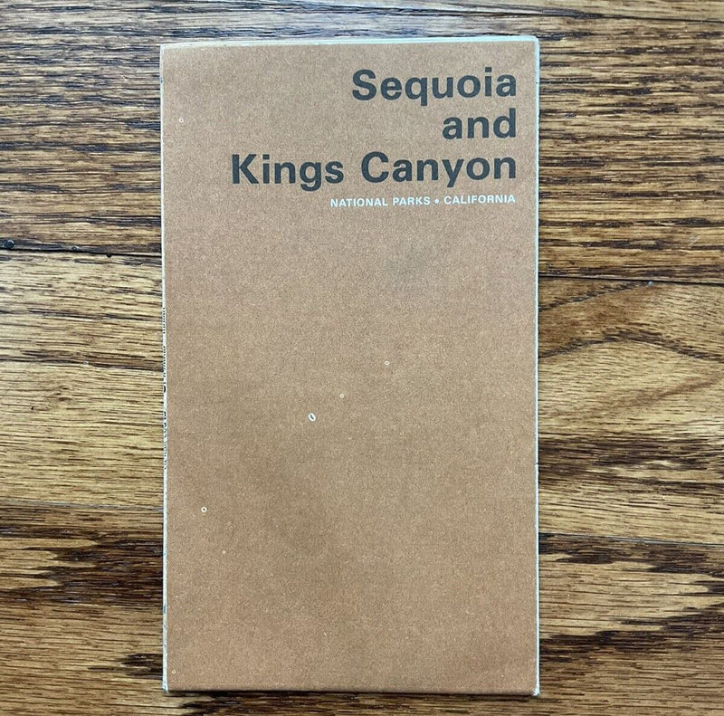 Load image into Gallery viewer, 1975 Sequoia and Kings Canyon National Park Official Map