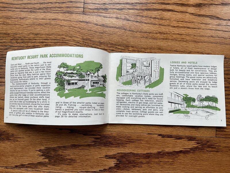 Load image into Gallery viewer, 1966 Official Kentucky Vacation Parks Information Booklet