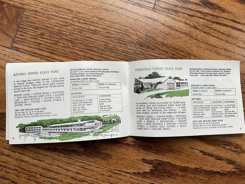 Load image into Gallery viewer, 1966 Official Kentucky Vacation Parks Information Booklet