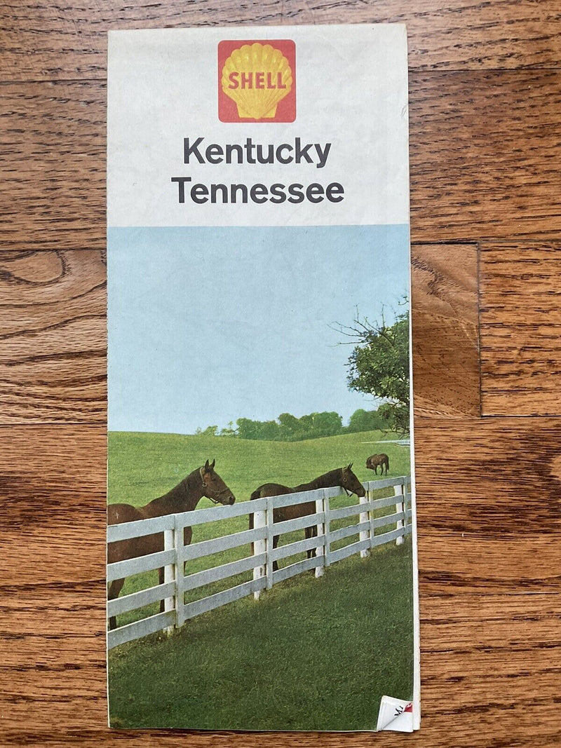 Load image into Gallery viewer, 1963 Shell Kentucky Tennessee US State Highway Transportation Travel Road Map