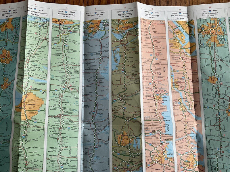 Load image into Gallery viewer, 1970 Standard Oil Northeastern US Highway Transportation Travel Road Map
