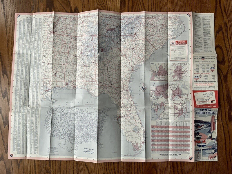Load image into Gallery viewer, 1963 Standard Oil Eastern United States Highway Transportation Travel Road Map