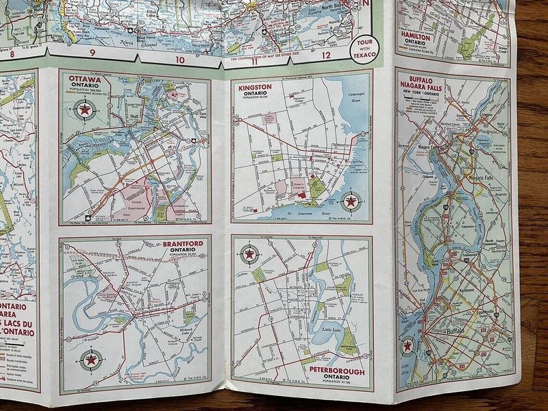 Load image into Gallery viewer, 1965 Texaco Ontario Canada Highway Transportation Travel Road Map