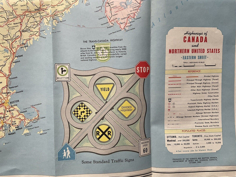 Load image into Gallery viewer, 1966 Northern Canada official Highway Transportation Travel Road Map