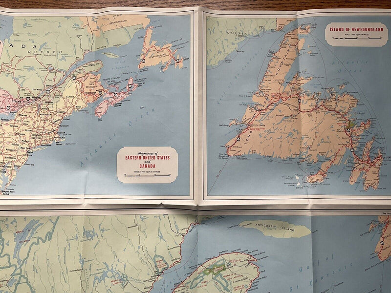 Load image into Gallery viewer, 1966 Northern Canada official Highway Transportation Travel Road Map