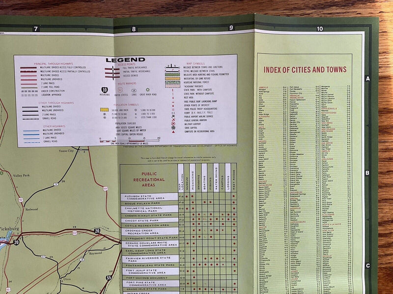 Load image into Gallery viewer, 1980s Official Louisiana State Highway Transportation Travel Road Map