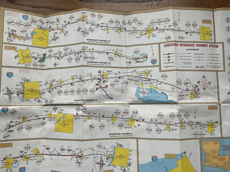 Load image into Gallery viewer, 1981 Official Louisiana State Highway Transportation Travel Road Map