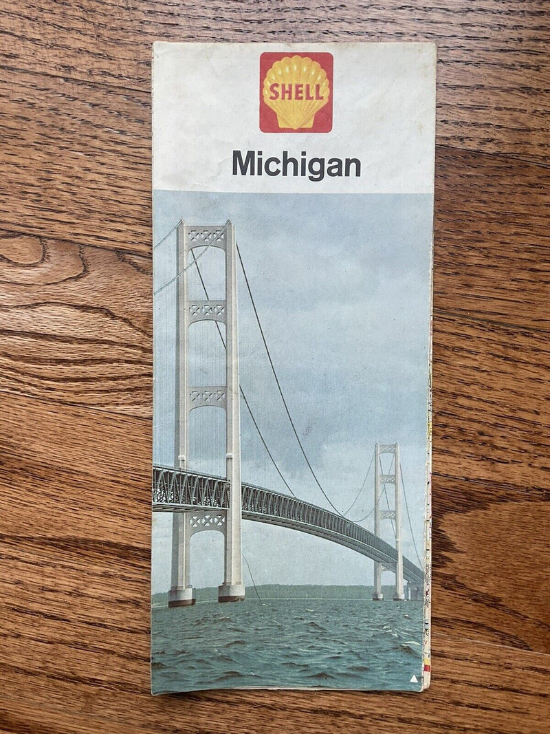 Load image into Gallery viewer, 1963 Shell Oil Michigan State Highway Transportation Travel Road Map