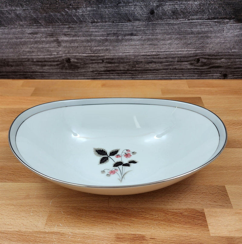 Load image into Gallery viewer, Noritake Grayson Oval Vegetable Serving Bowl Japan 5697 10" Pink Flowers Vintage