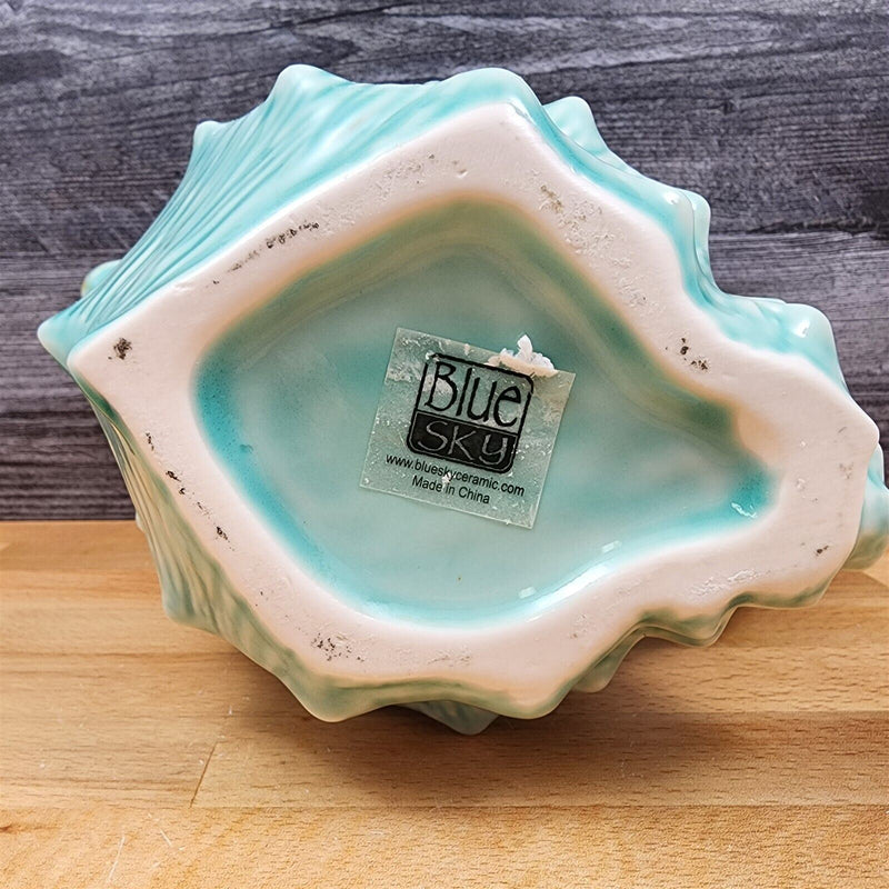 Load image into Gallery viewer, Shell Figure Pitcher Embossed Decorative Ocean Conch Sea Life by Blue Sky