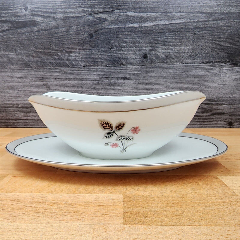 Load image into Gallery viewer, Noritake China Grayson Gravy Boat with Attached Underplate Vintage Japan 5697