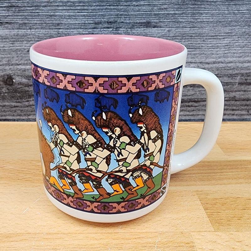 Load image into Gallery viewer, Apache Buffalo Mug Allen-Lewis 1992 Utah Rod Verlarde Jicarilla 10 Oz Coffee Cup