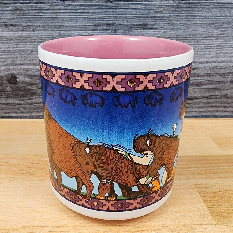 Load image into Gallery viewer, Apache Buffalo Mug Allen-Lewis 1992 Utah Rod Verlarde Jicarilla 10 Oz Coffee Cup