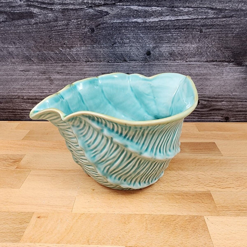 Load image into Gallery viewer, Large Conch Shell Sea Life Bowl Candy Treat Jar by Blue Sky Clayworks Ceramic
