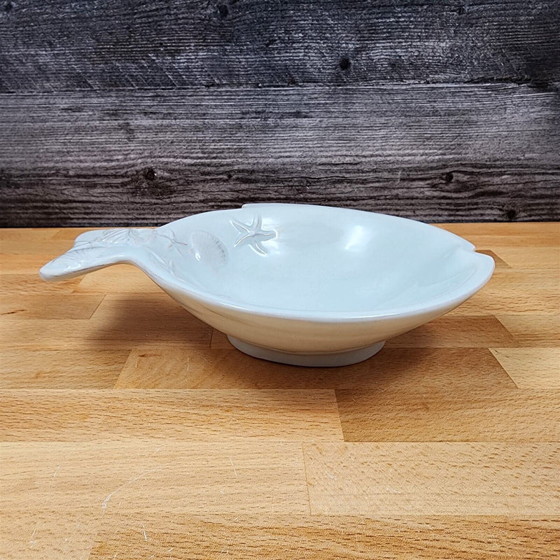 Load image into Gallery viewer, Laguna Coastal Seafoam Blue Set of Fish Bowls Ocean Sea Ceramic Conch Blue Sky