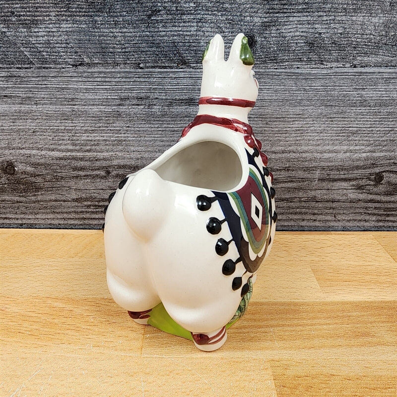 Load image into Gallery viewer, Llama Creamer Pitcher Embossed by Blue Sky Clayworks Heather Goldminc