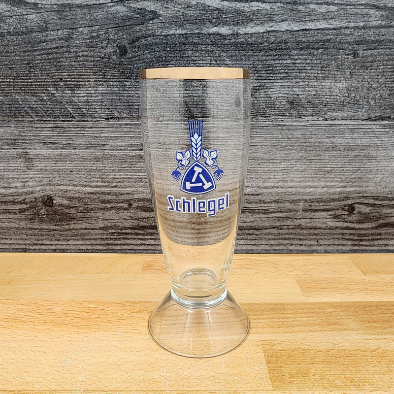 Load image into Gallery viewer, German Classic Beer Pilsner Stemmed Glasses With Gold Rims Set Of 6