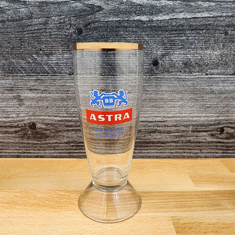 Load image into Gallery viewer, German Classic Beer Pilsner Stemmed Glasses With Gold Rims Set Of 6