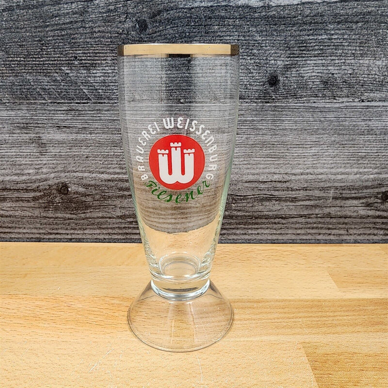 Load image into Gallery viewer, German Classic Beer Pilsner Stemmed Glasses With Gold Rims Set Of 6