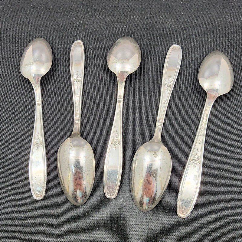Load image into Gallery viewer, 5 Teaspoons Ambassador 1847 Rogers Bros Silverplated by International Silver