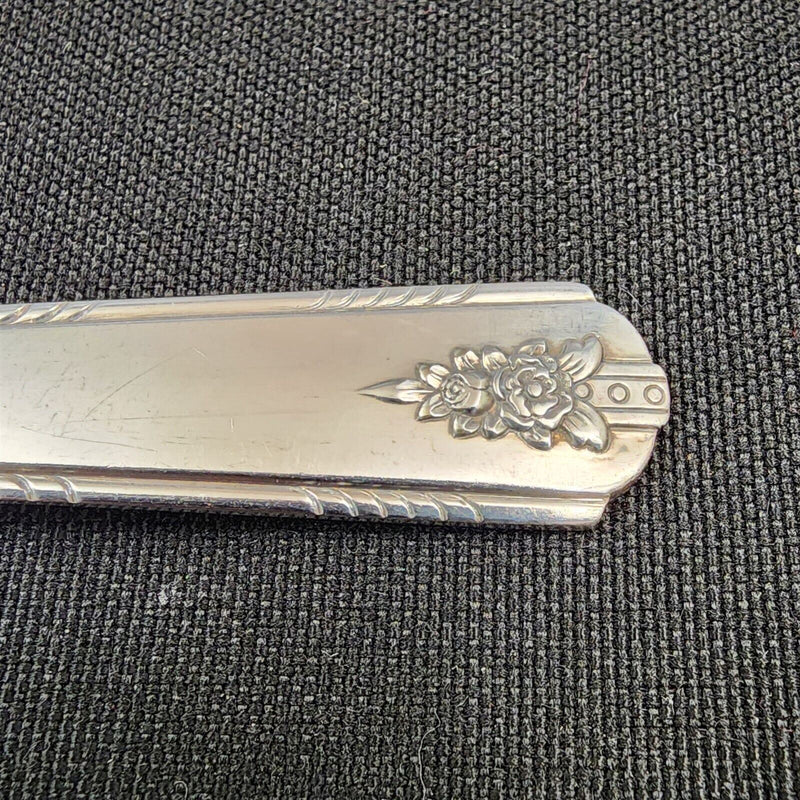 Load image into Gallery viewer, Oneida Community Soup Spoons Set of 6 Linda 1949 Silverplated Spoon