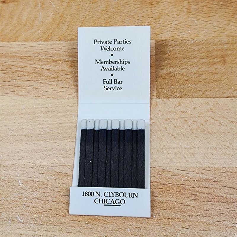 Load image into Gallery viewer, Muddler's Pool Room Matchbook Unstruck Clybourn Street Chicago