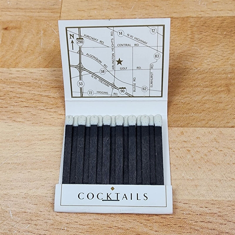 Load image into Gallery viewer, Martell Fine Dining Restaurant Arlington Heights Illinois Unstruck Matchbook