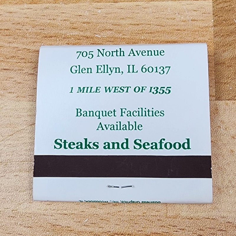 Load image into Gallery viewer, Ki's Dining Restaurant Matchbook Glen Ellyn Illinois Unstruck