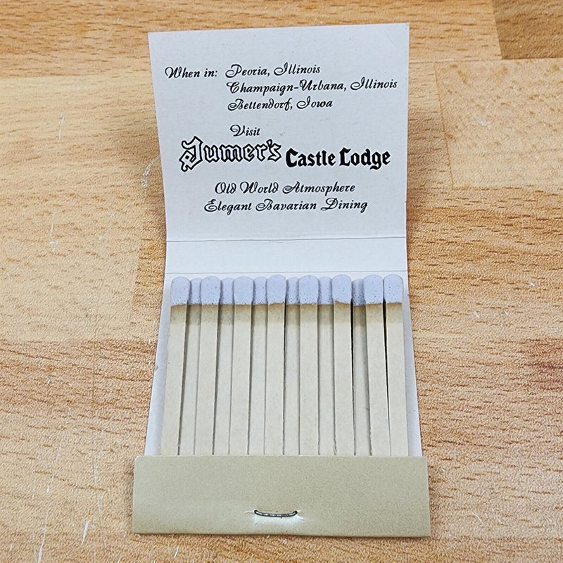 Load image into Gallery viewer, Jumer's Continental Inn Matchbook Hotel Galesburg Unstruck