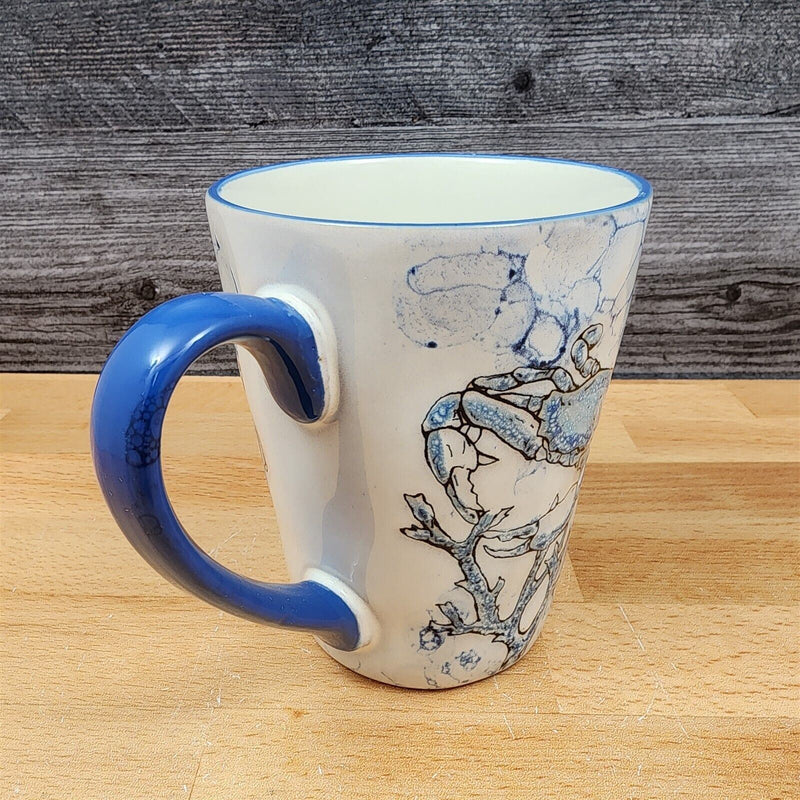 Load image into Gallery viewer, Crab Ceramic Coffee Mug Sea Nautical Beverage Cup 16oz (437ml) by Blue Sky