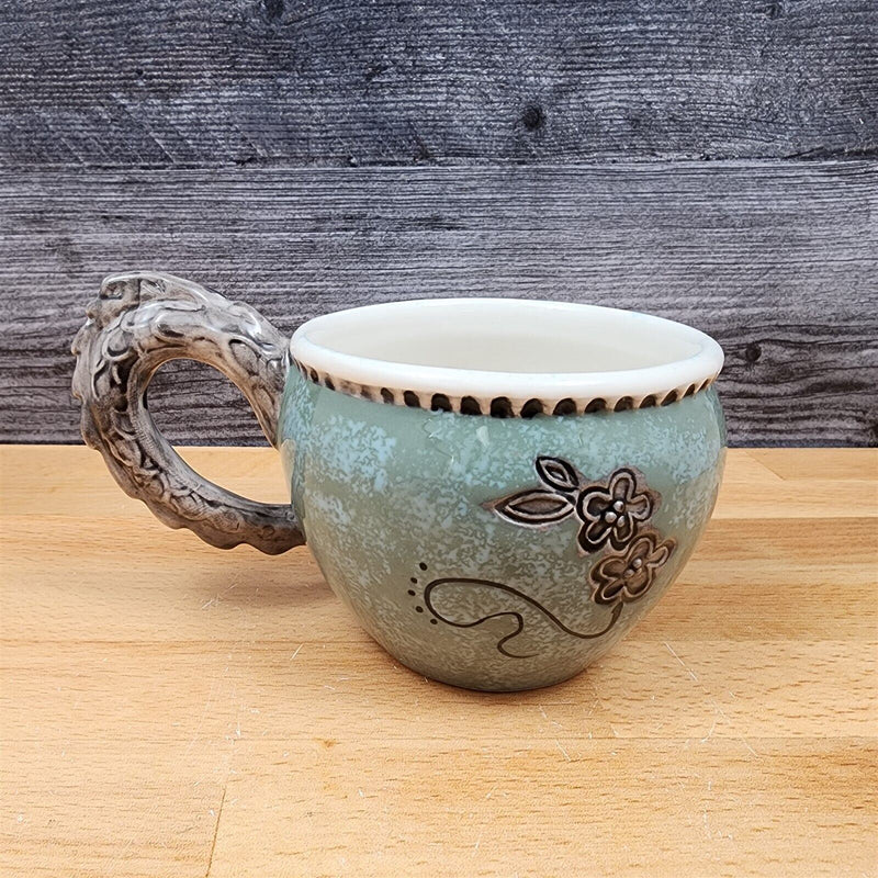 Load image into Gallery viewer, Green Dragon Decorative Coffee Mug by Blue Sky Heather Goldminc Tea Cup