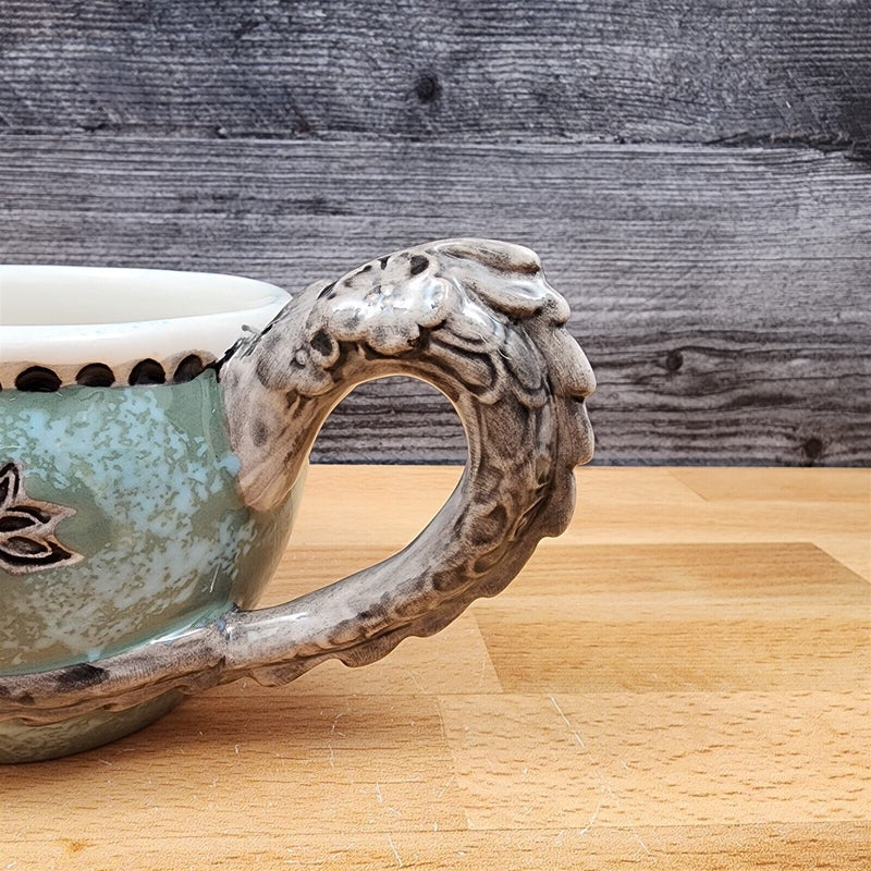 Load image into Gallery viewer, Green Dragon Decorative Coffee Mug by Blue Sky Heather Goldminc Tea Cup