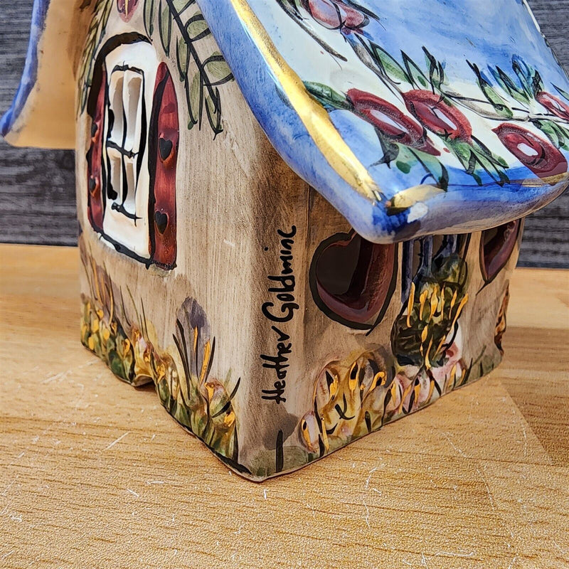 Load image into Gallery viewer, Kitty House Tealight Candle Holder Blue Skies By Blue Sky Clayworks