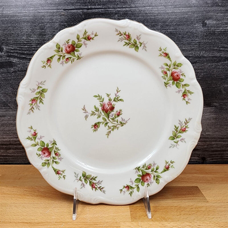 Load image into Gallery viewer, Moss Rose Set of 2 Piece Setting Johann Haviland Bavarian Stamp Bowl Plate