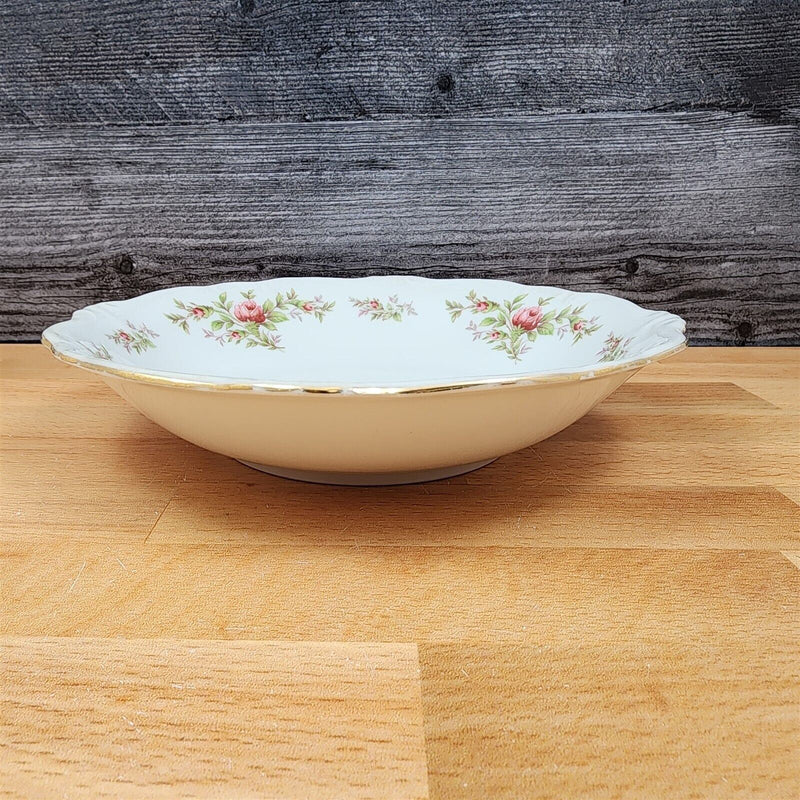 Load image into Gallery viewer, Moss Rose Set of 2 Piece Setting Johann Haviland Bavarian Stamp Bowl Plate