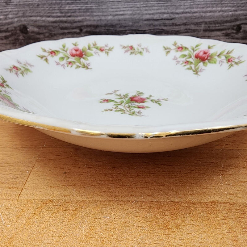 Load image into Gallery viewer, Moss Rose Set of 2 Piece Setting Johann Haviland Bavarian Stamp Bowl Plate