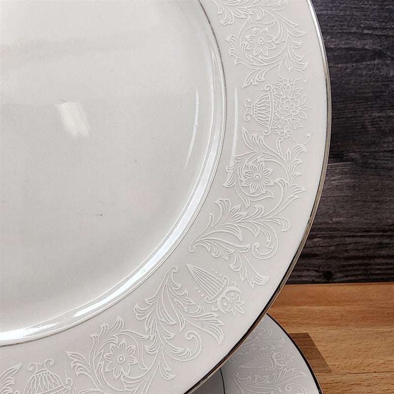 Load image into Gallery viewer, Crown Victoria Lovelace Collection Japan Set of 4 Dinner Plates 10.25 in (26cm)