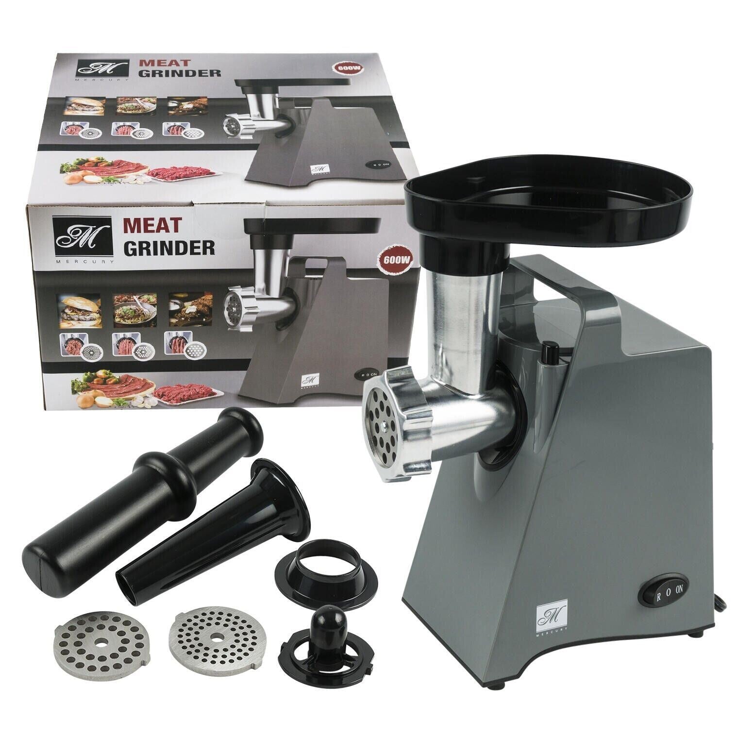 Mercury Meat Grinder Sausage Maker Electric with Accessories Premier Homegoods