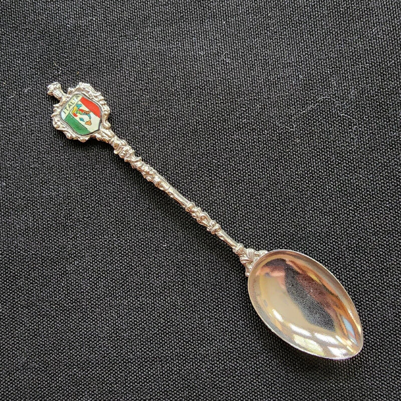 Load image into Gallery viewer, ITALY Collector Souvenir Spoon 5" Silver Plated